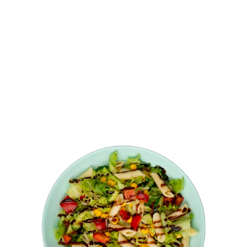 Foto de una ensalada en el fondo de la página web.